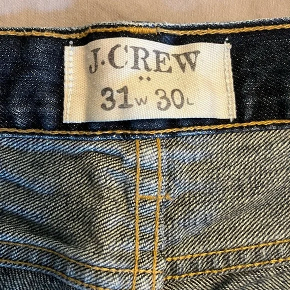 J. Crew Men's Dark Blue Bootcut Jeans - Picture 6 of 6
